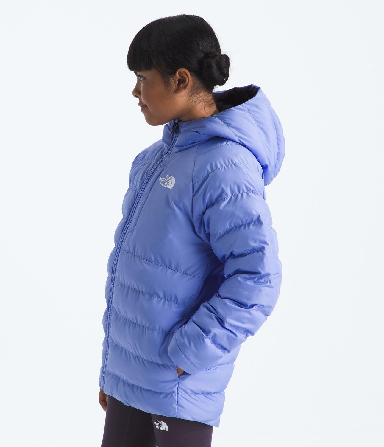 Chaqueta Reversible Perrito Hooded Jacket Niña Celeste-4