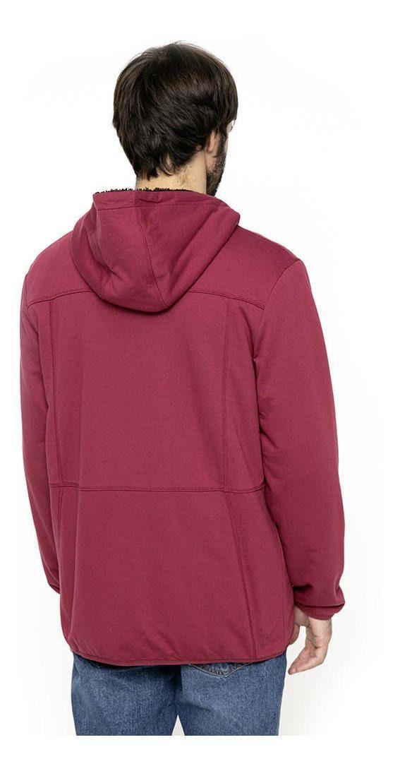Polerón Kivül Hombre Gizi Reversible Rojo-1