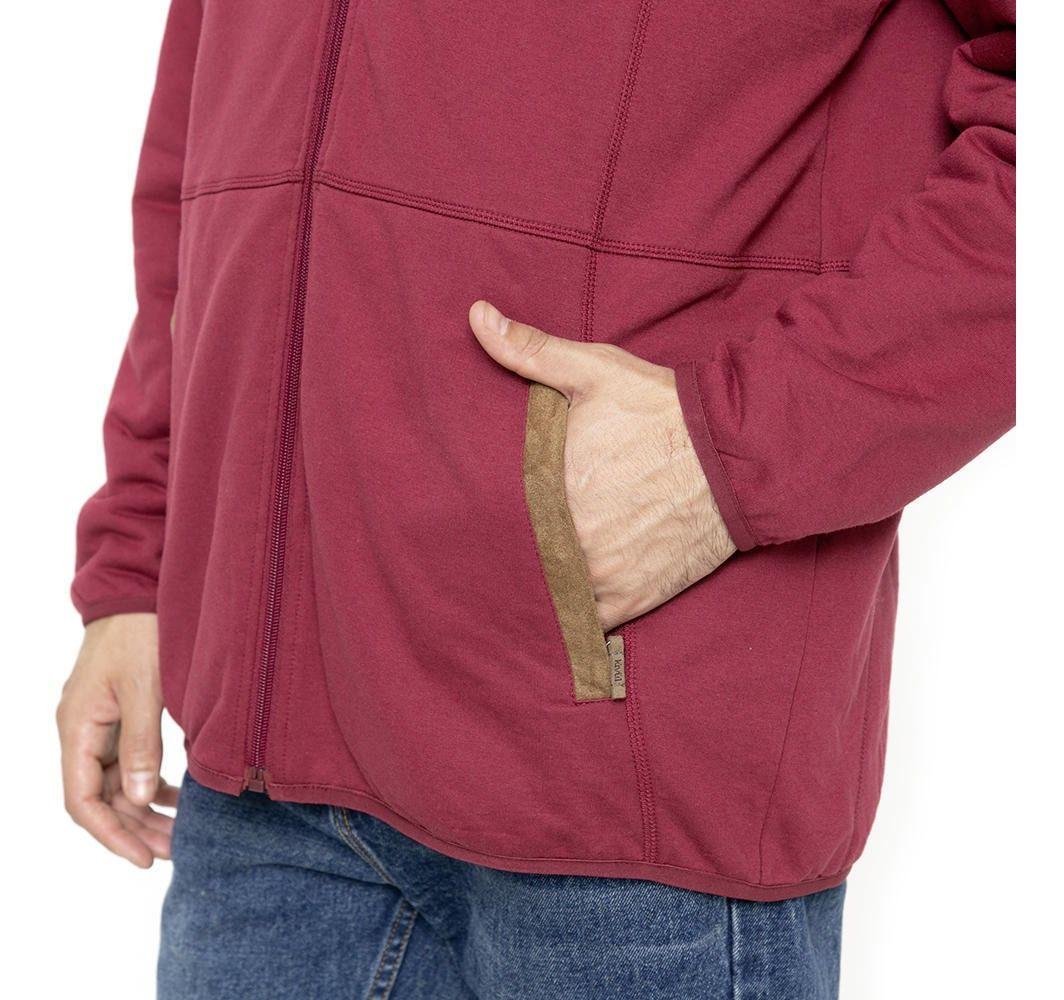 Polerón Kivül Hombre Gizi Reversible Rojo-2