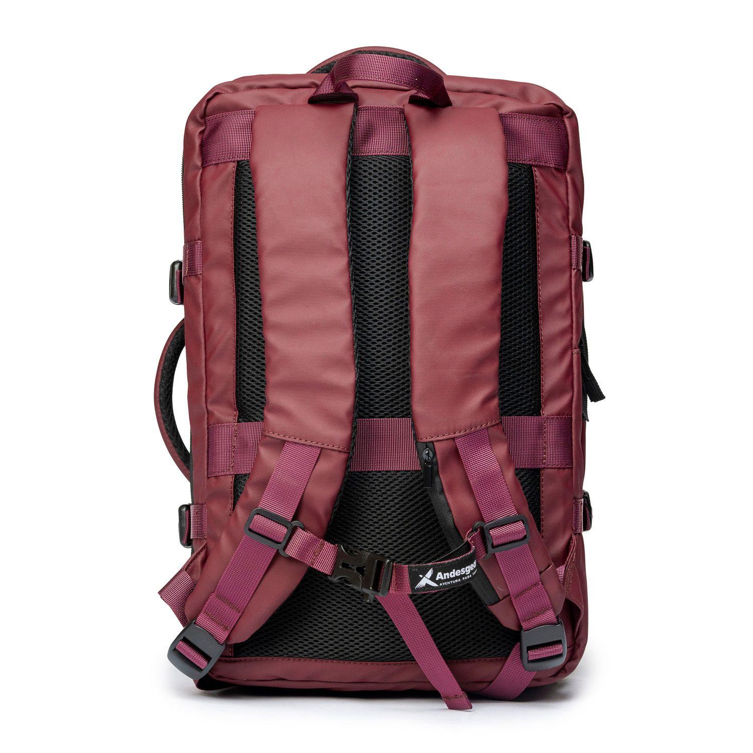 Mochila Andesgear Unisex Travel 30L Rojo-4