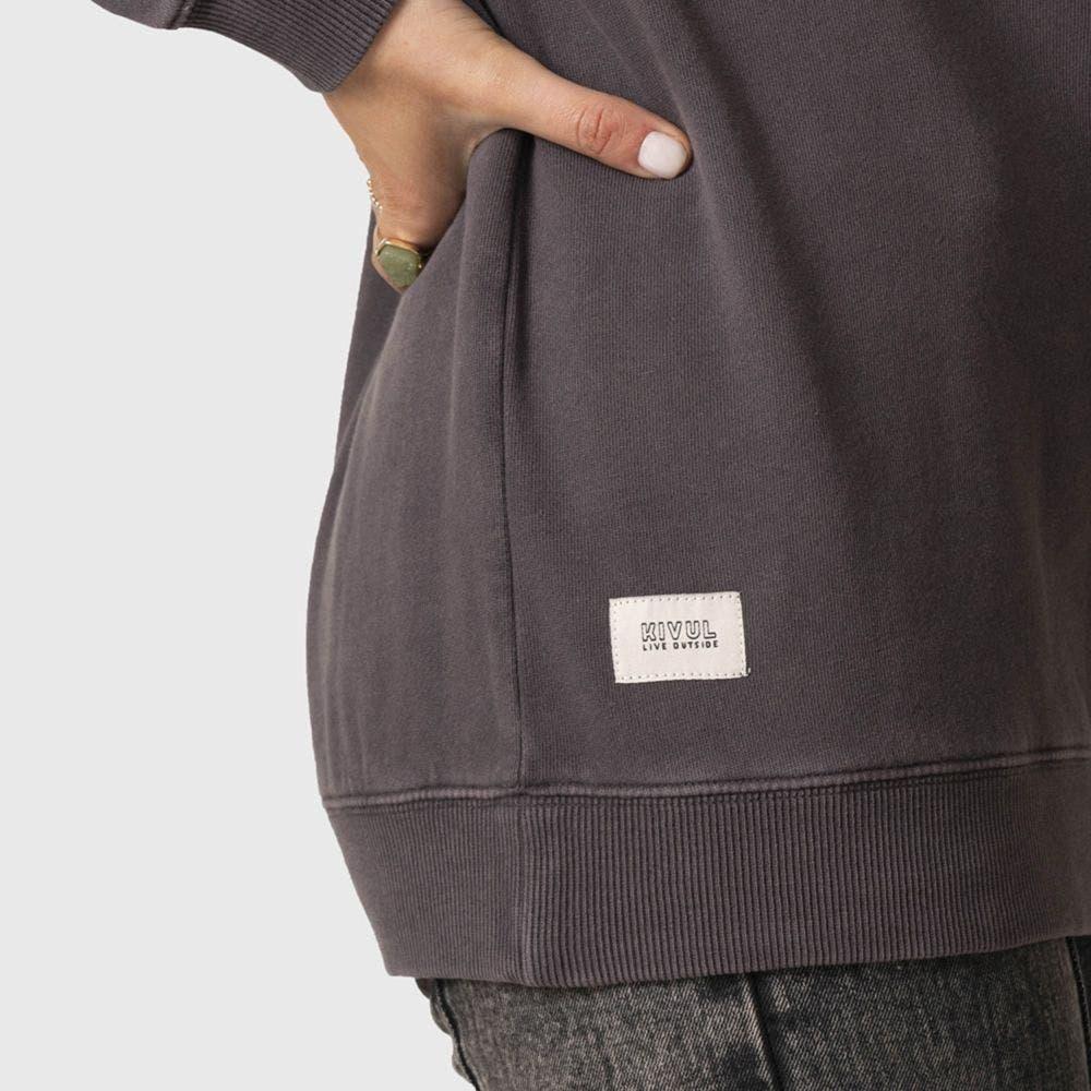 Polerón Kivül Mujer Venzal Reciclado Gris-4