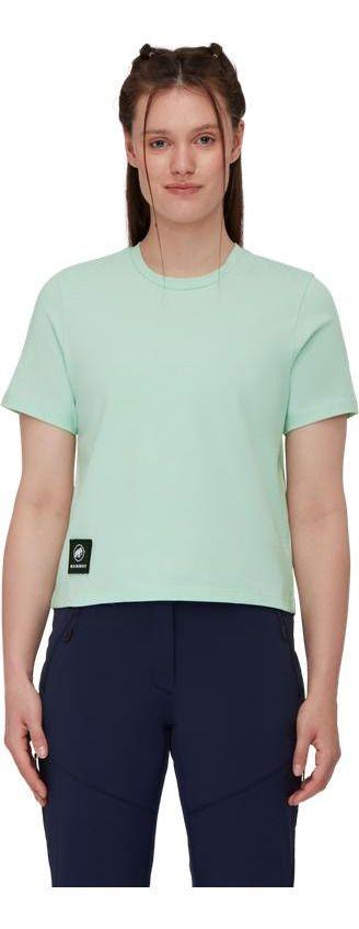 Polera Mammut Mujer T-shrit Cropped Patch Verde-0