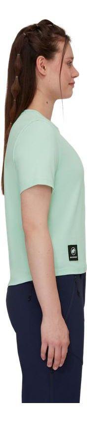 Polera Mammut Mujer T-shrit Cropped Patch Verde-2