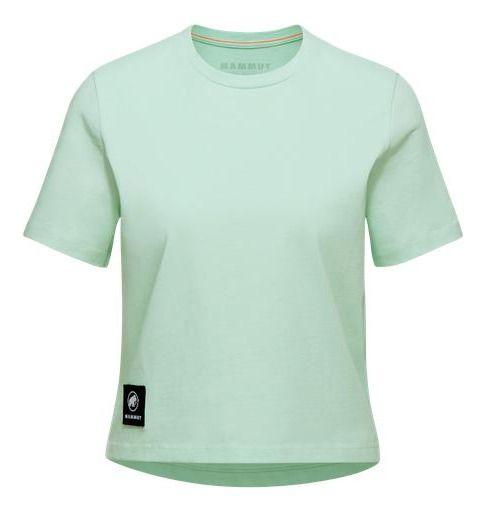Polera Mammut Mujer T-shrit Cropped Patch Verde-3