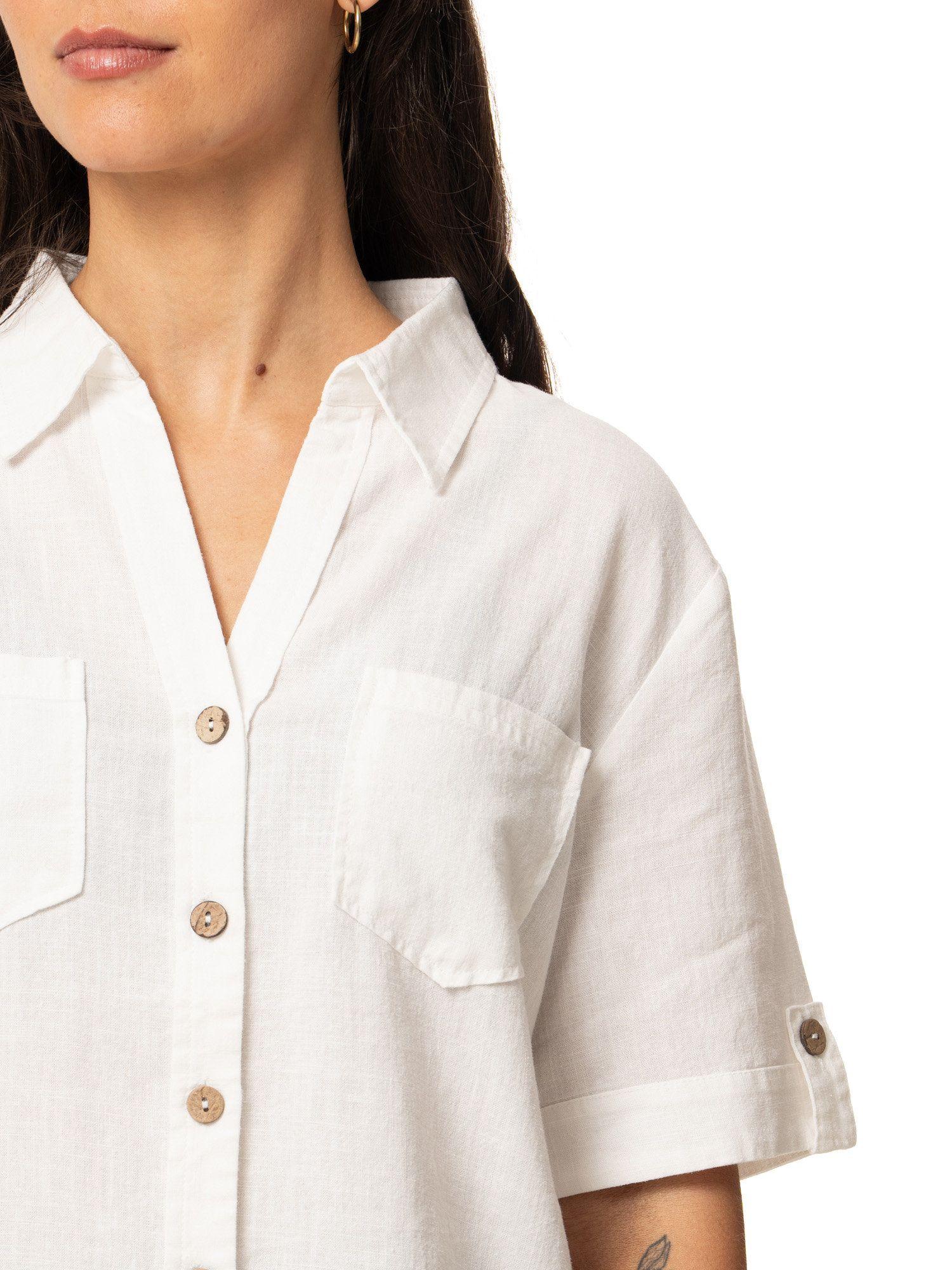 Blusa Kivül Mujer Arena Blanco-3