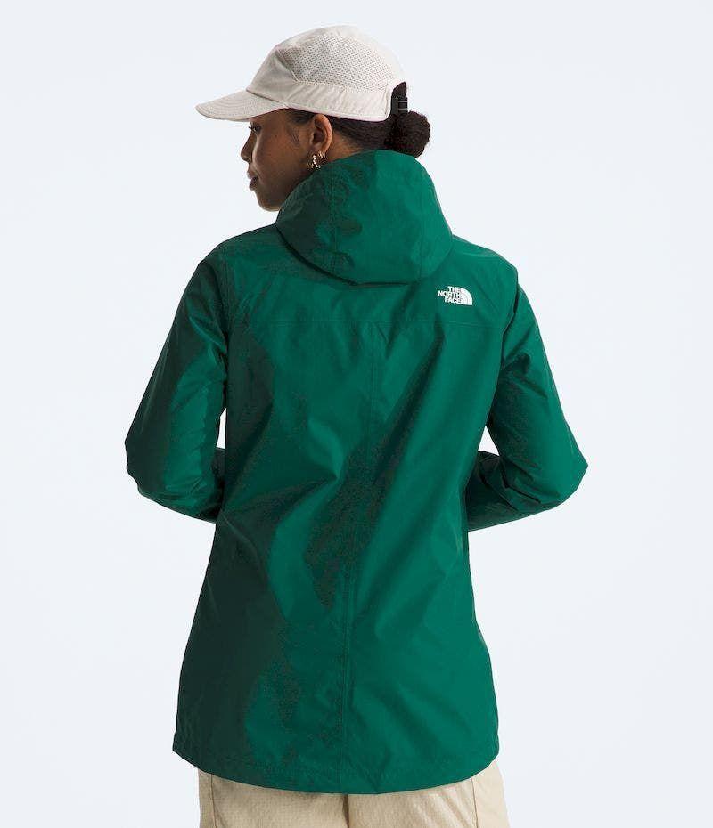 Chaqueta The North Face Mujer Impermeable Antora Parka Verde-2