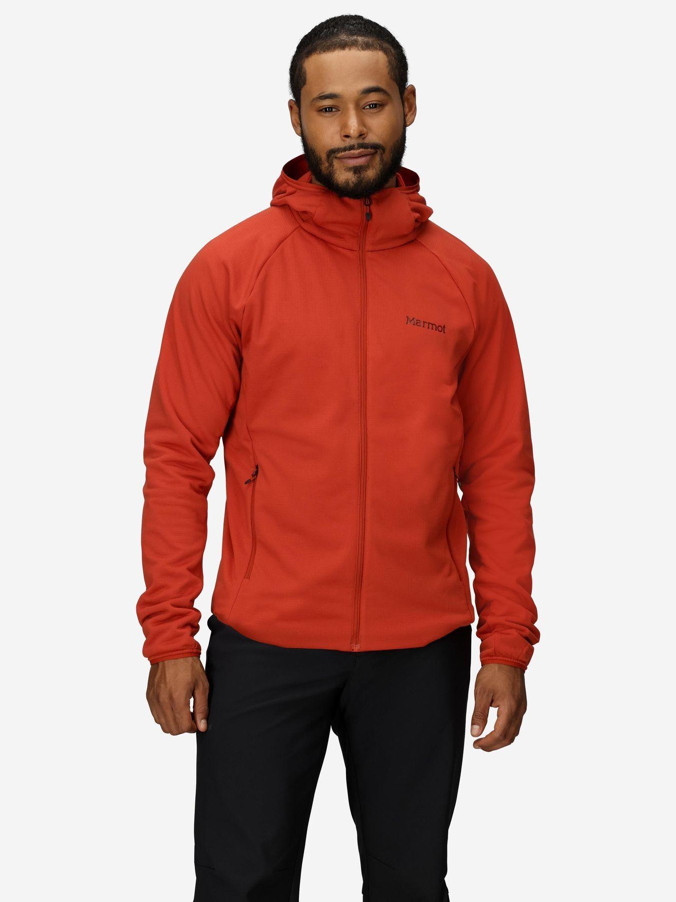 Polar Marmot Hombre Leconte Full Zip Hoody Naranjo-0