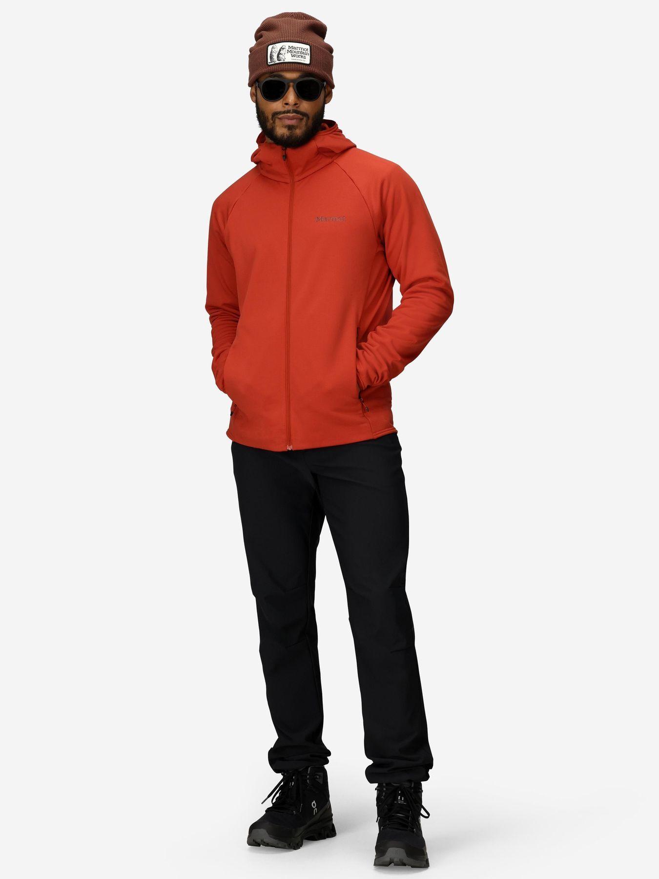 Polar Marmot Hombre Leconte Full Zip Hoody Naranjo-2