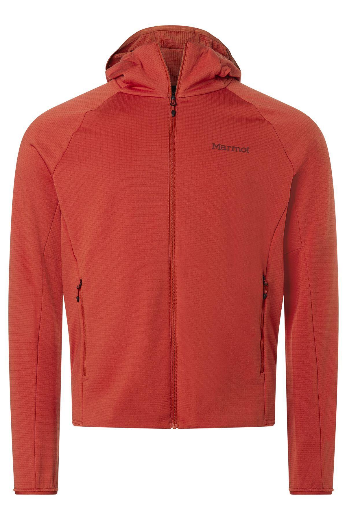 Polar Marmot Hombre Leconte Full Zip Hoody Naranjo-3