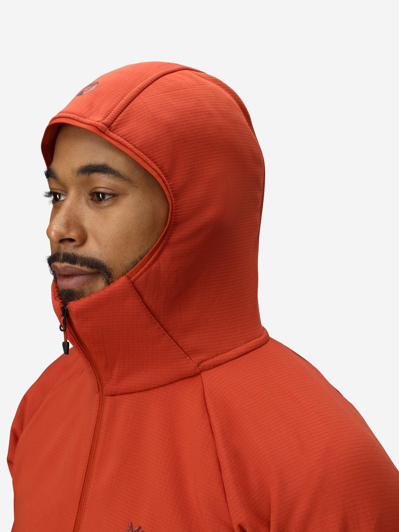 Polar Marmot Hombre Leconte Full Zip Hoody Naranjo-5