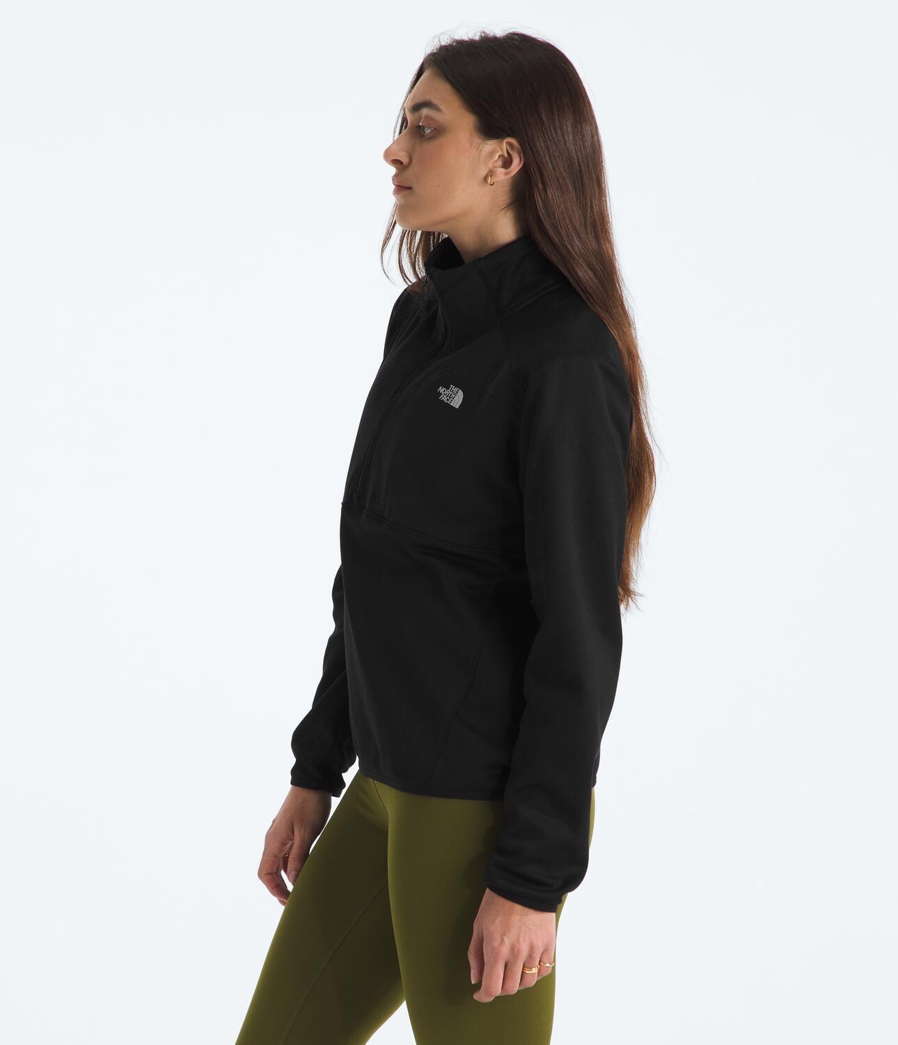 Polar Tnf Performance Fleece 1/4 Zip Mujer Negro-3