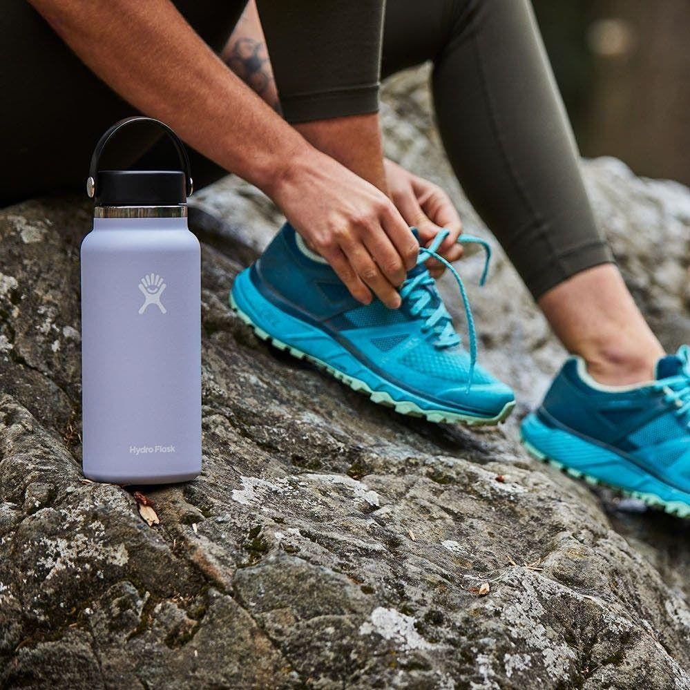 Tapa De Botella Hydro Flask Boca Ancha Plateado-2