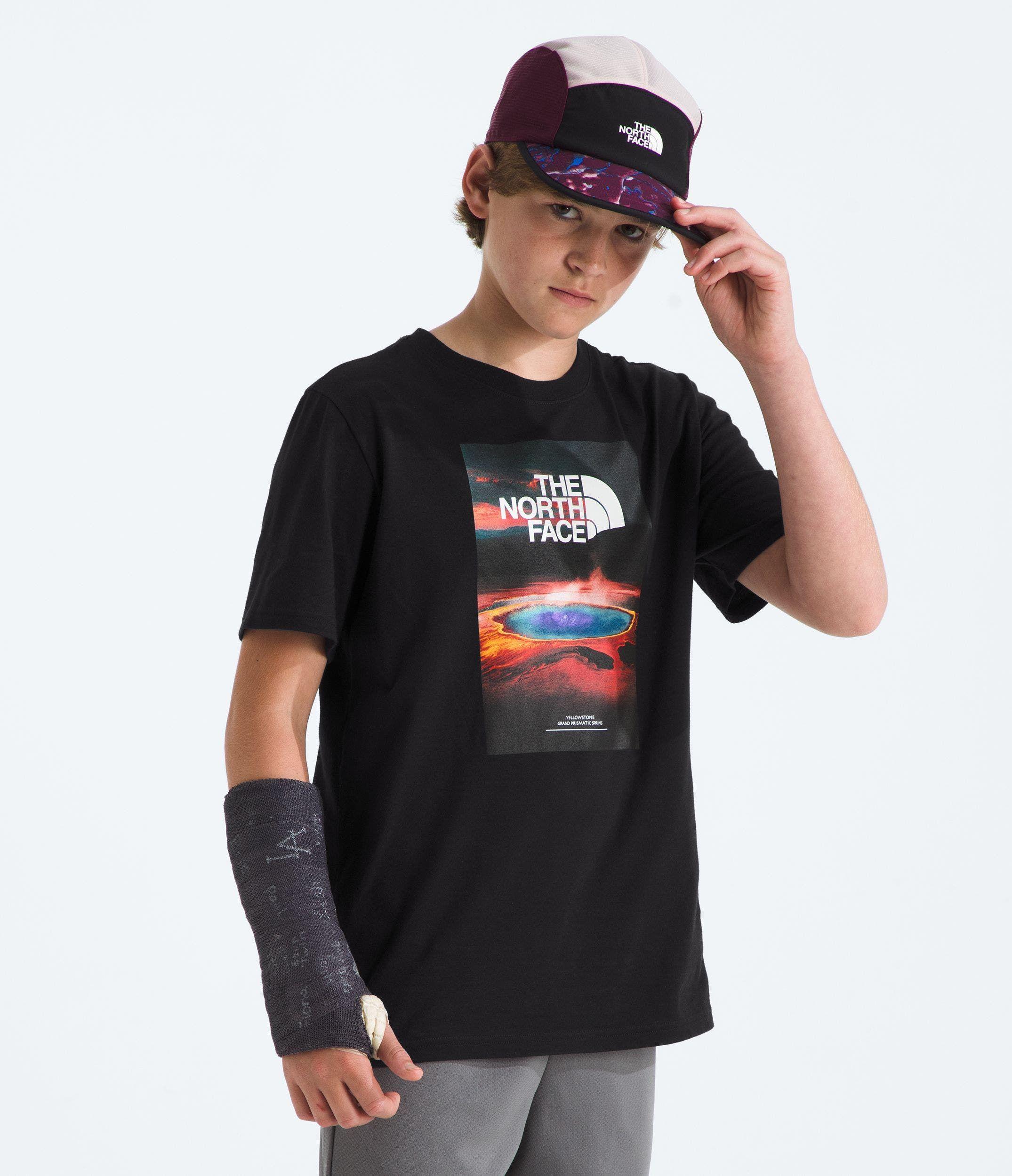 Polera The North Face Niñas y Niños Landscapes S/S Negro-1