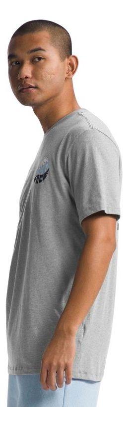 Polera The North Face Hombre S/s Brand Proud Gris-4