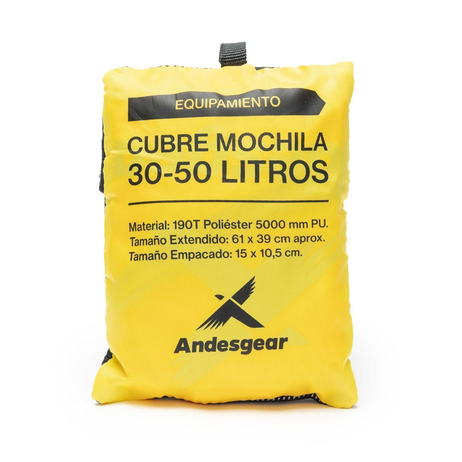 Cubre Mochilas Andesgear Unisex 30-50 LT Amarillo-3