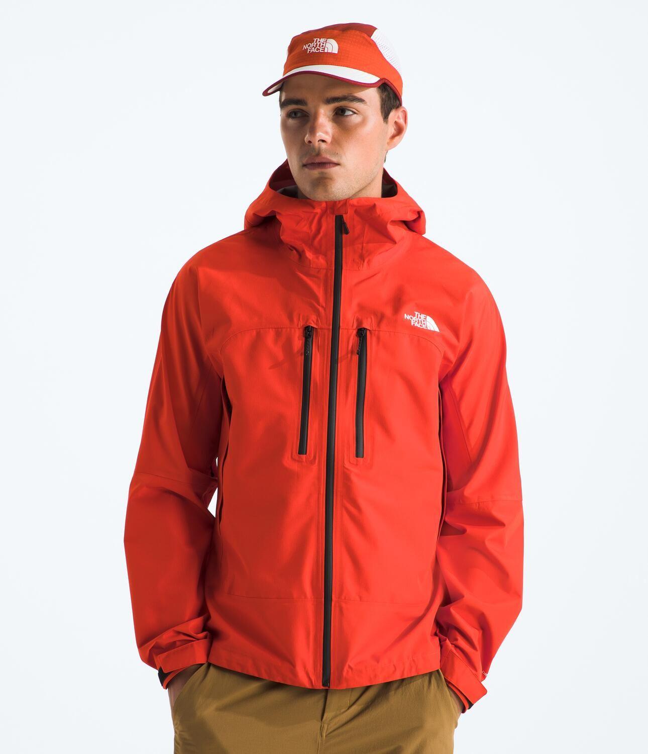 Chaqueta Impermeable Valley View Hombre Rojo-0