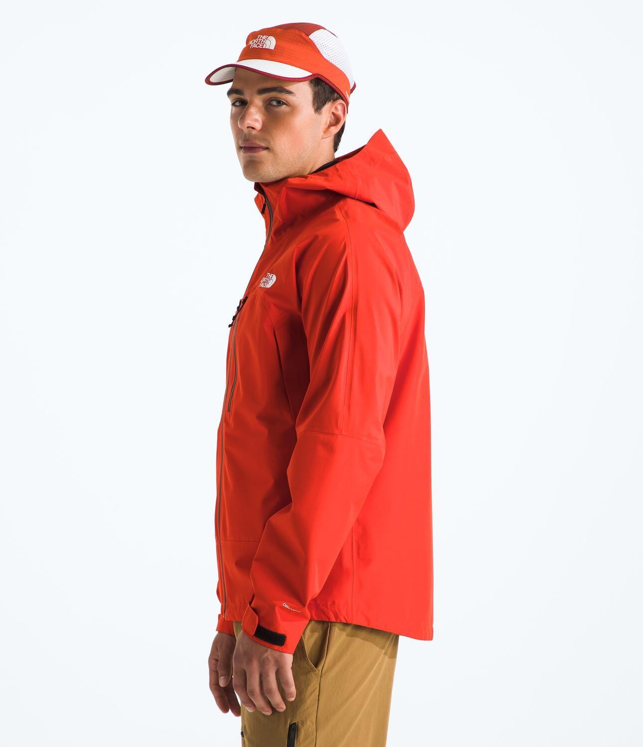 Chaqueta Impermeable Valley View Hombre Rojo-3