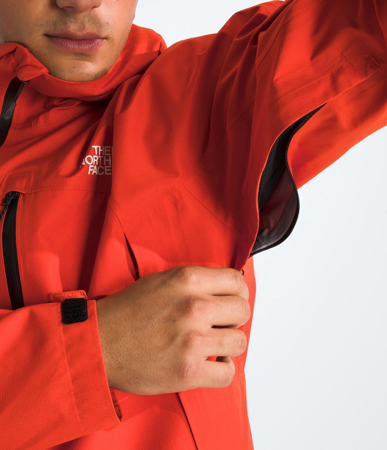 Chaqueta Impermeable Valley View Hombre Rojo-4