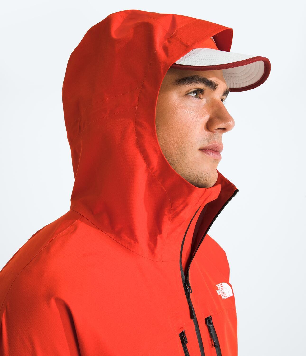 Chaqueta Impermeable Valley View Hombre Rojo-5