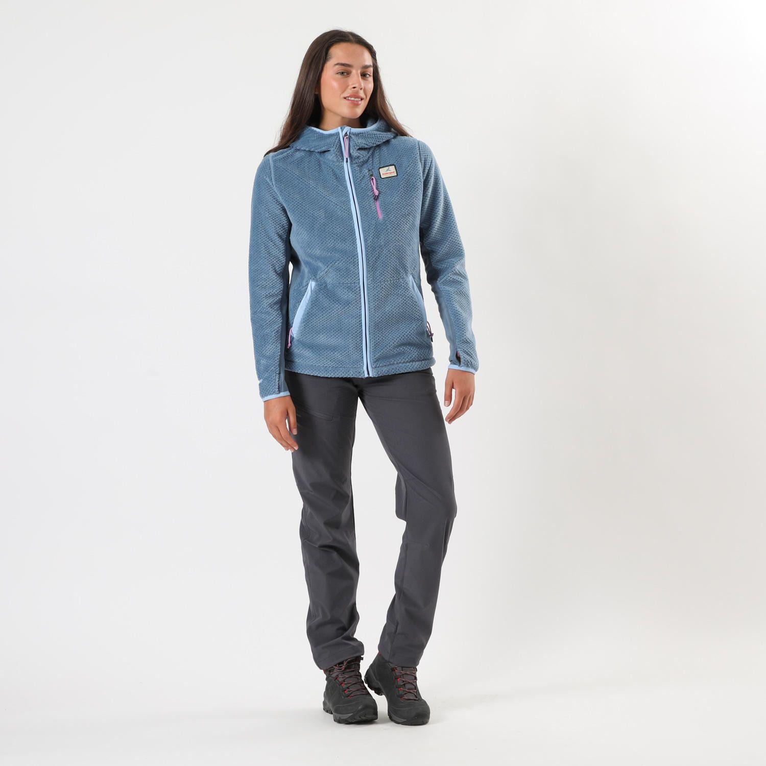 Polar Andesgear Mujer Navarino Hood Azul Azul-2