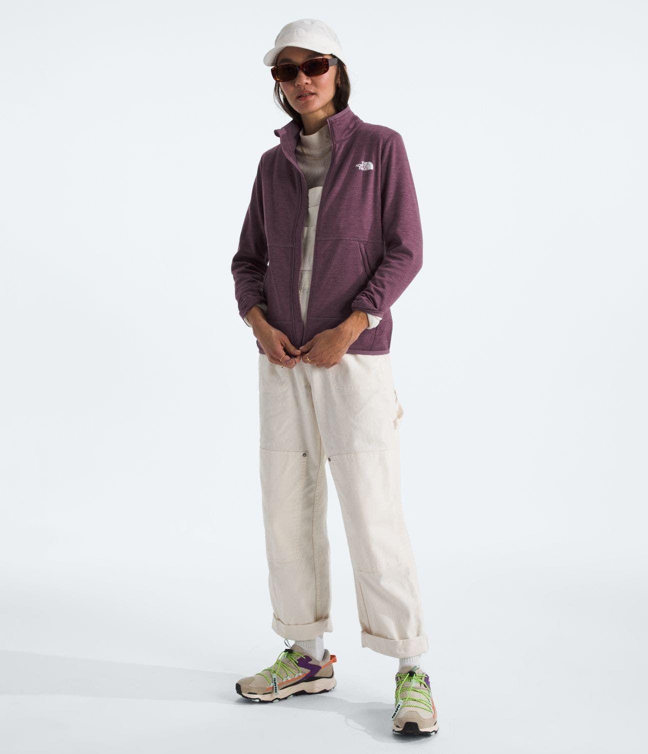 Polar The North Face Mujer Canyonlands Full Zip Morado-4