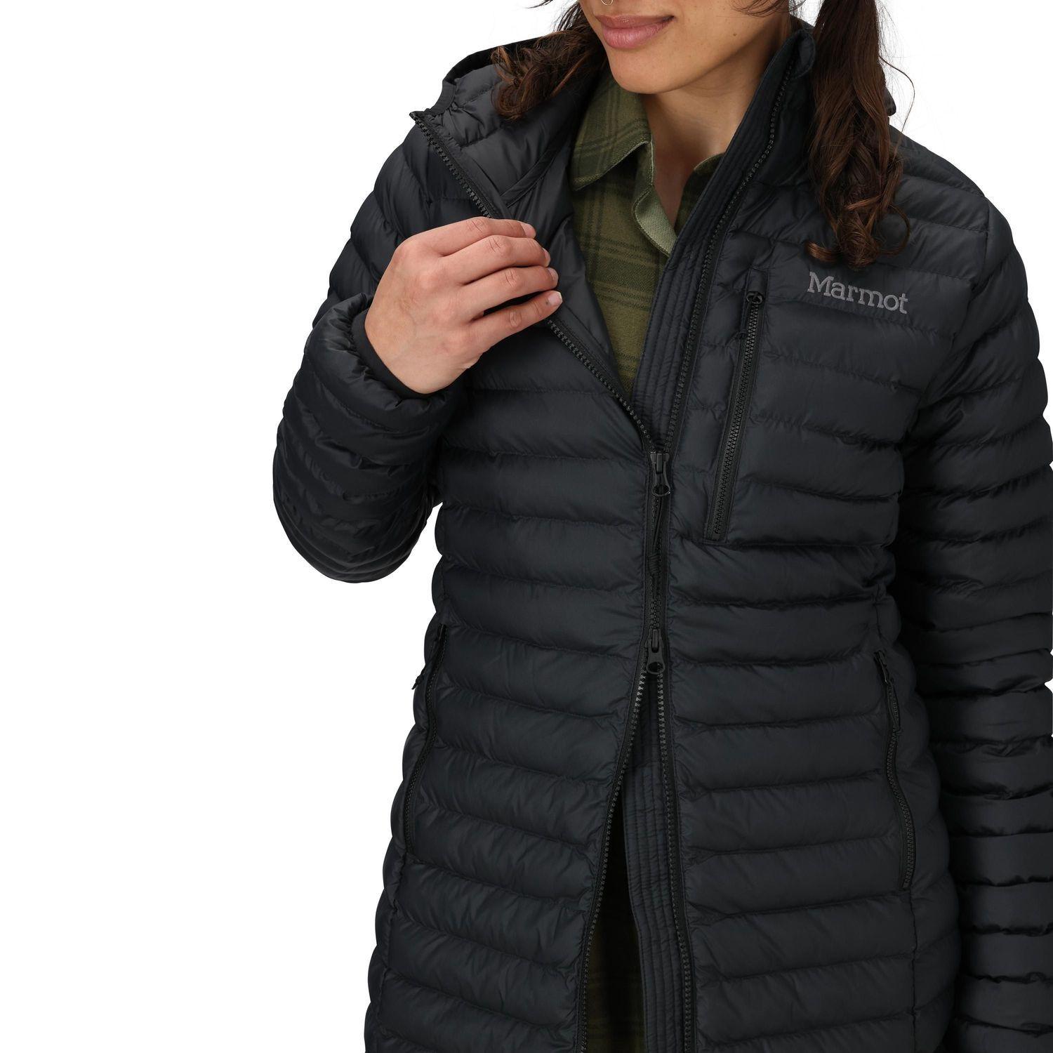 Chaqueta Marmot Mujer Echo Featherless Negro-4