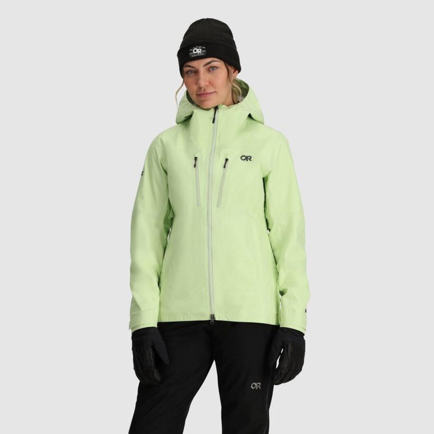 Chaqueta Outdoor Research Mujer Headwall GTX 3L Verde-0