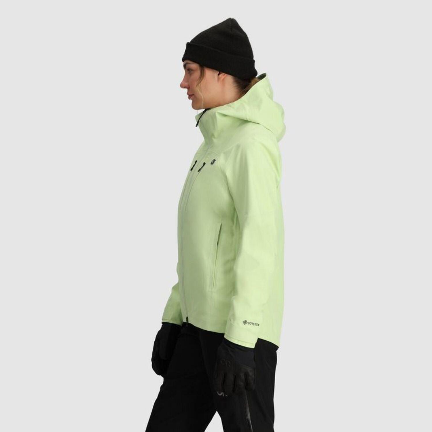 Chaqueta Outdoor Research Mujer Headwall GTX 3L Verde-1