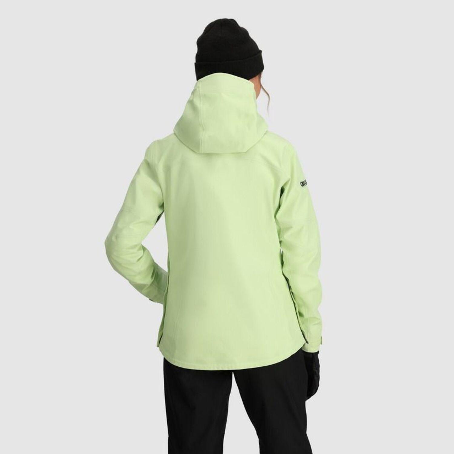 Chaqueta Outdoor Research Mujer Headwall GTX 3L Verde-2