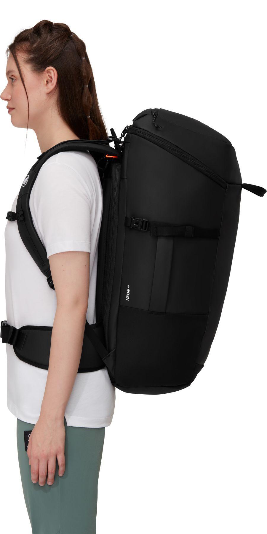 Mochila Escalada Mammut Unisex Neon 45 Negro-2