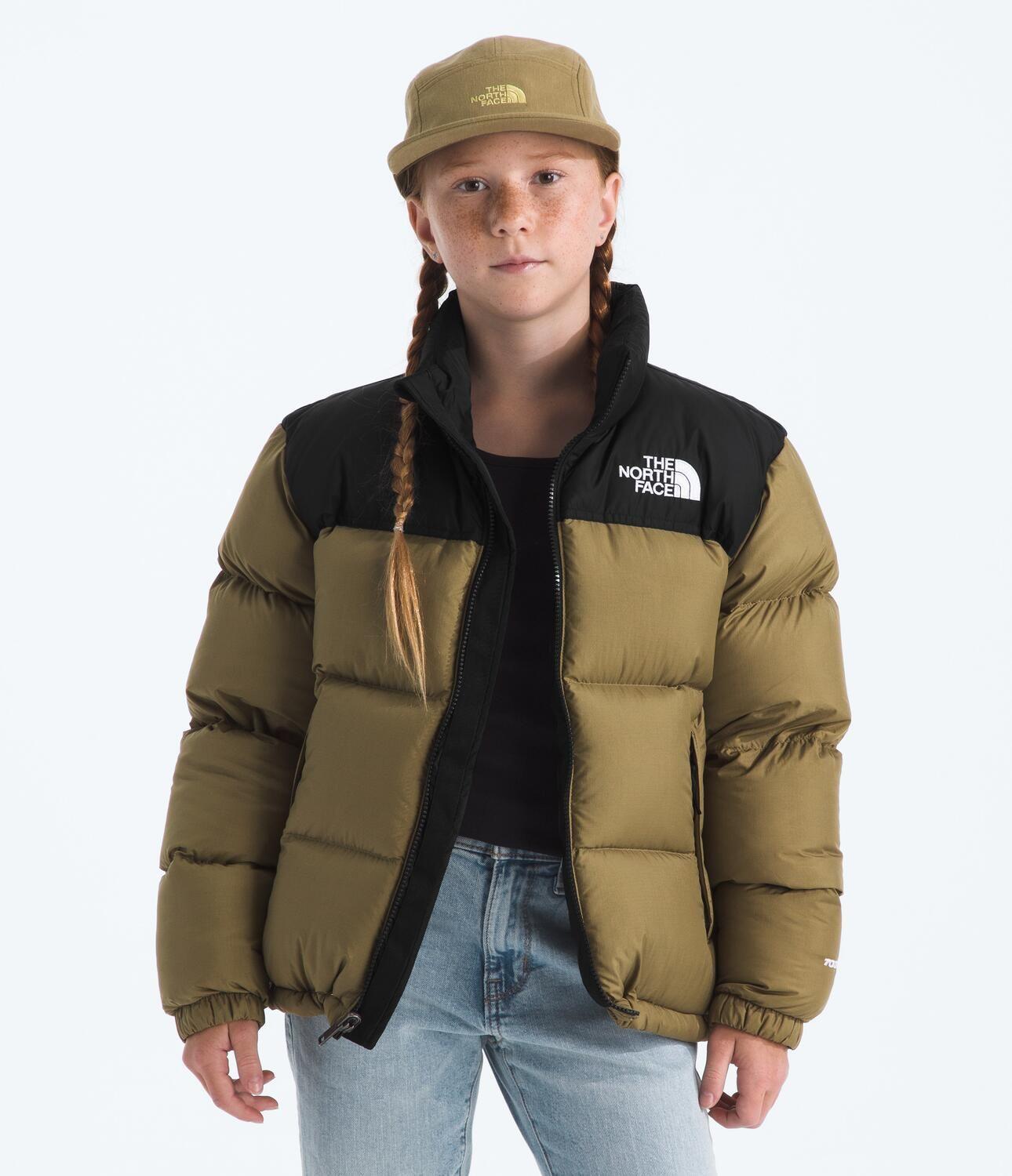 Chaqueta De Pluma Teen 1996 Retro Nuptse Niño Verde-2