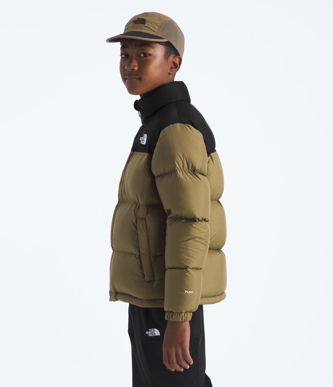 Chaqueta De Pluma Teen 1996 Retro Nuptse Niño Verde-4