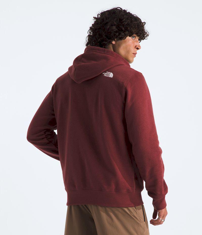 Poleron The North Face Hombre Immersed Outdoors Half Dome Hoodie Rojo-1