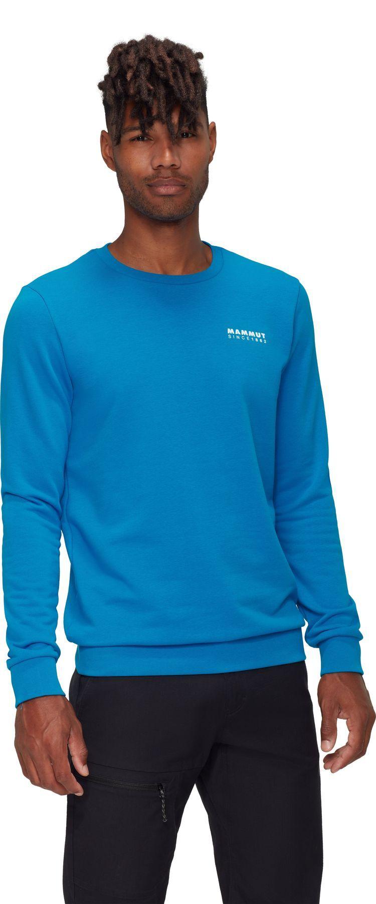 Poleron Mammut Hombre Core Ml Crew Neck 1862 Azul-0