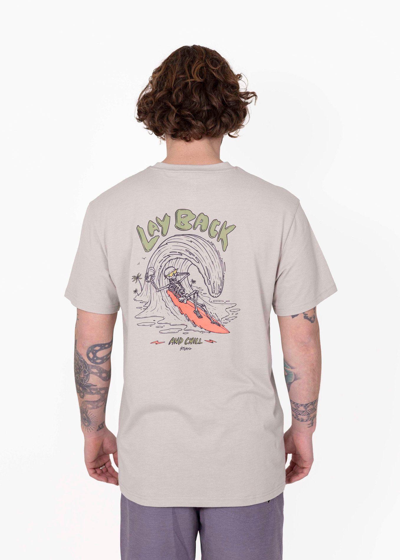 Polera Layback Stoked V26 Hombre Beige-3