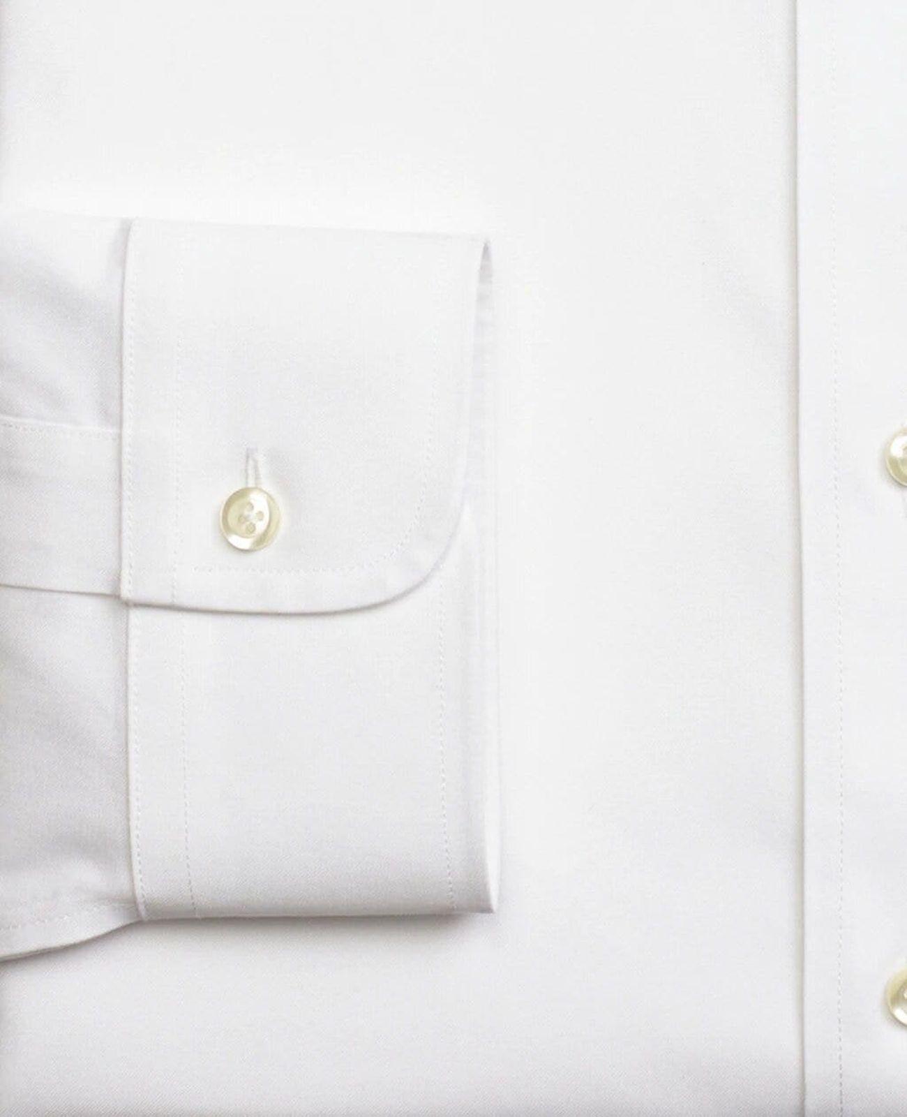 Camisa Stretch Slim-Fit Non-Iron Pinpoint Collar Blanco-2