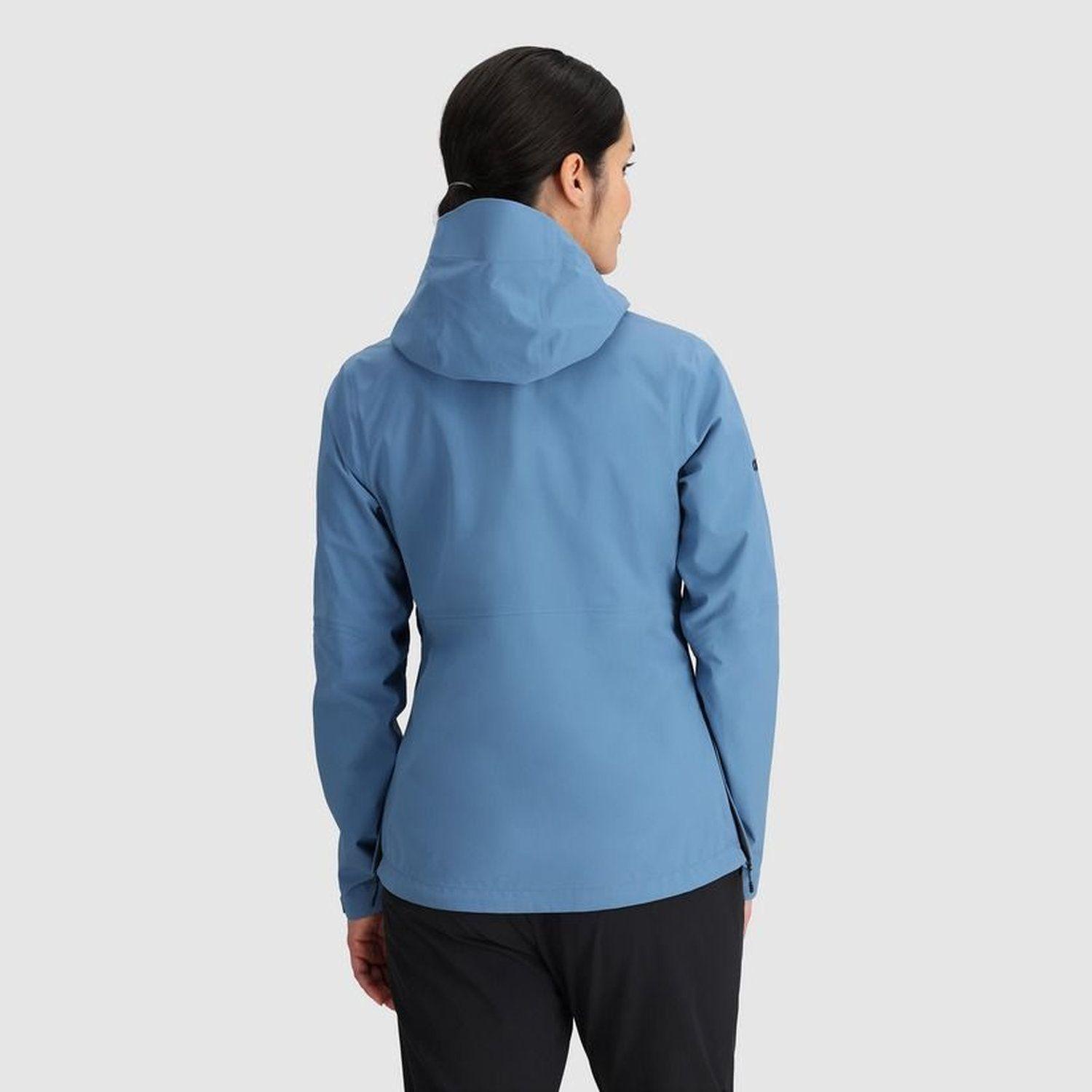 Chaqueta Outdoor Research Mujer Aspire 3L Rain Azul-1