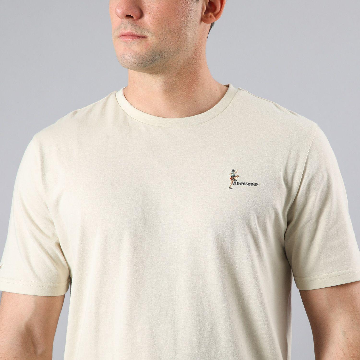 Polera Andesgear Hombre Icono Beige-3