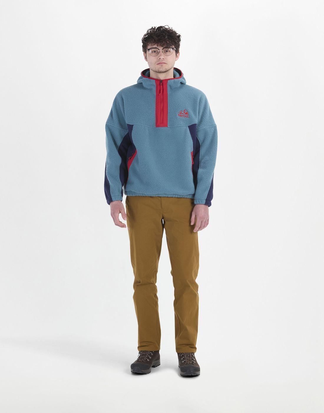 Polar Marmot Hombre Super Aros Fleece Hoody Azul-2