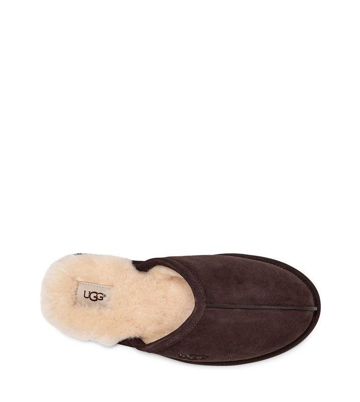 Pantuflas Hombre Scuff Café UGG-4