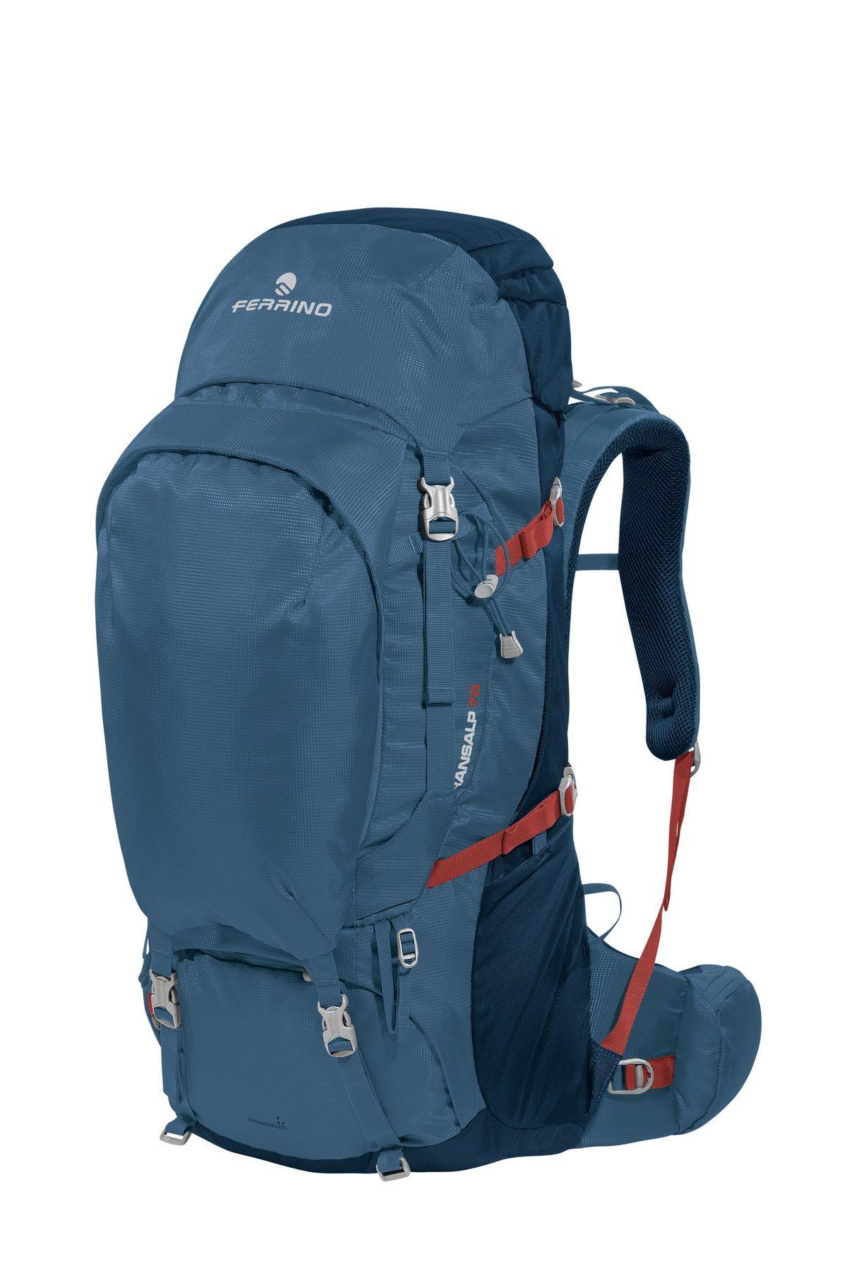 Mochila Ferrino Unisex Transalp-75 Azul.-0