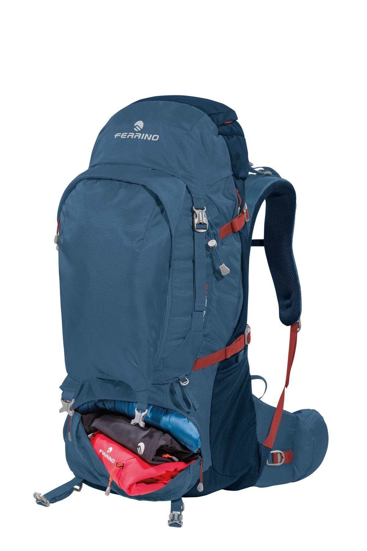 Mochila Ferrino Unisex Transalp-75 Azul.-3