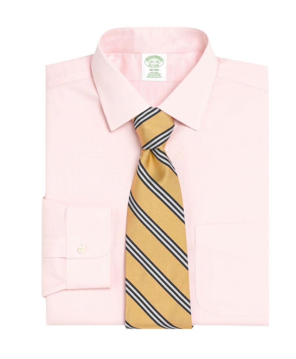 Camisas Milano Slim-Fit Non-Iron Rosado-0
