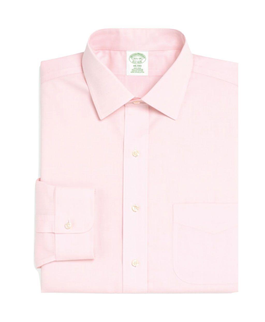 Camisas Milano Slim-Fit Non-Iron Rosado-3