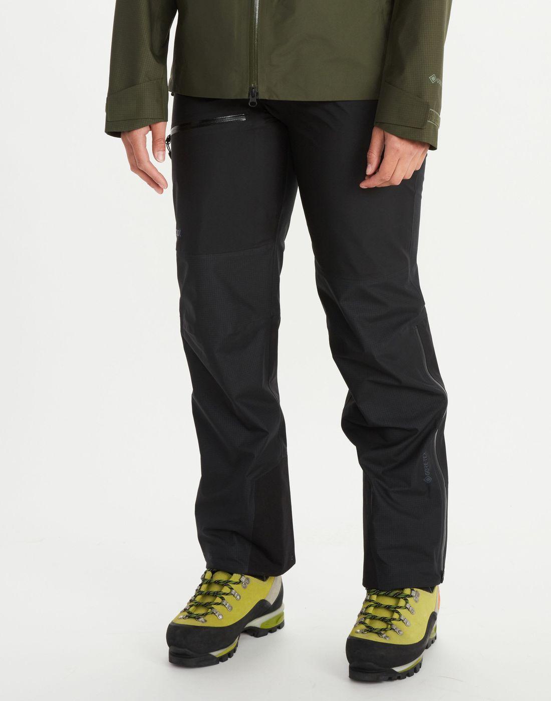 Pantalones Marmot Mujer Impermeables Mitre Peak Gtx Negro-0