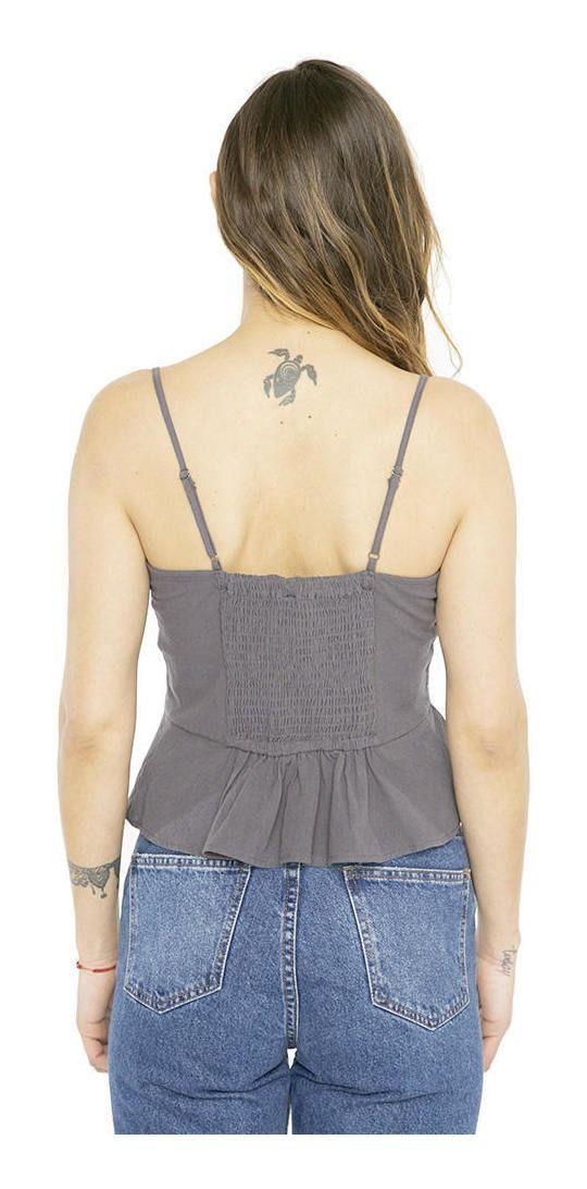 Polera Kivül Mujer Krea Oscuro Gris Oscuro-2