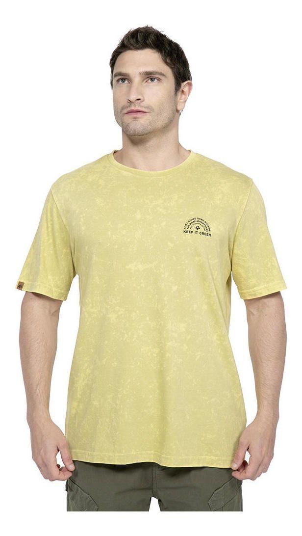 Polera Kivül Hombre Traska Amarillo-0