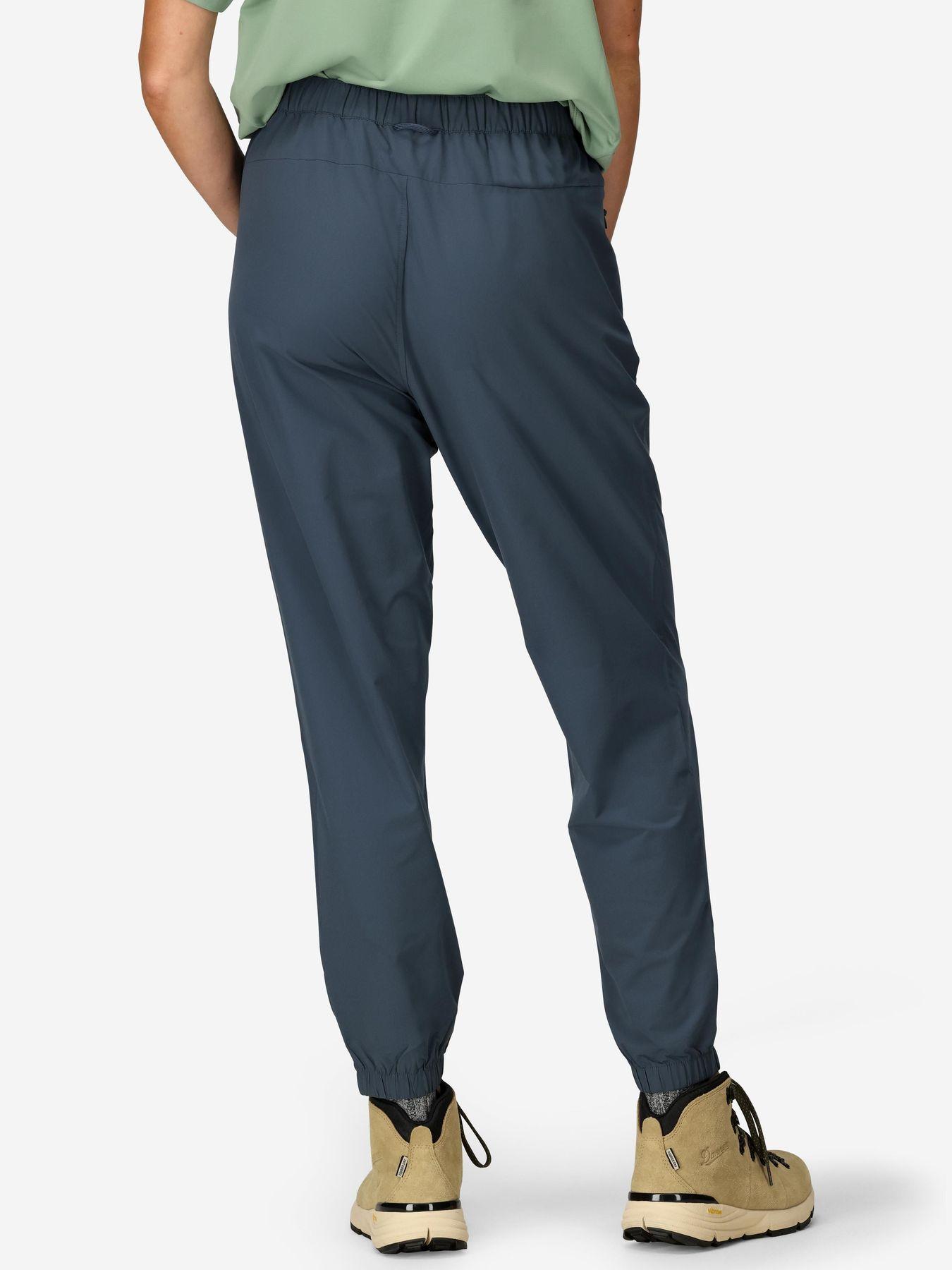 Pantalon Marmot Mujer Arex Upf40 Jogger Azul-1