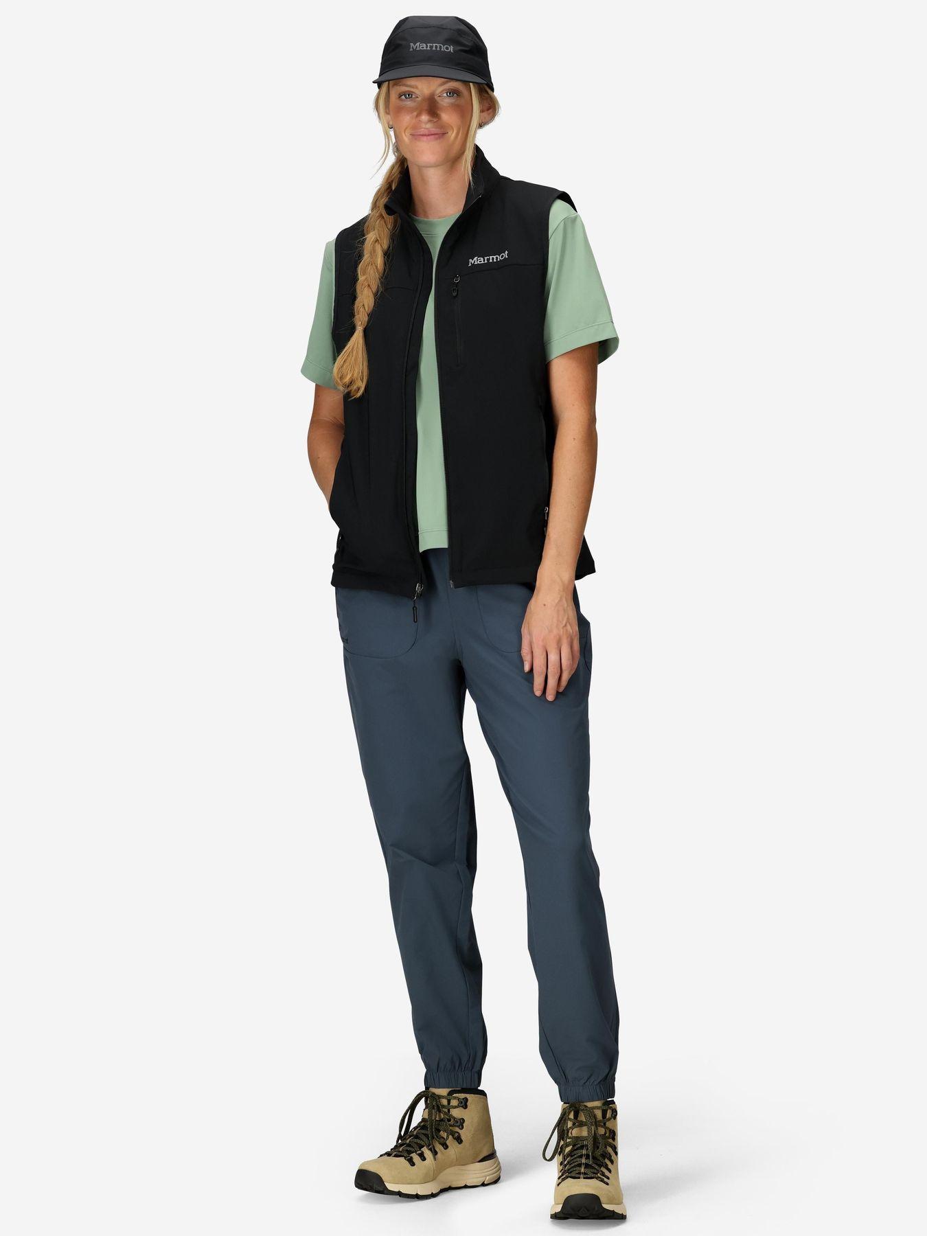 Pantalon Marmot Mujer Arex Upf40 Jogger Azul-2