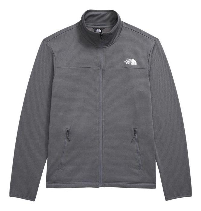 Polar Hombre The North Face Cedar Trail Grid Full Zip - Gris-3